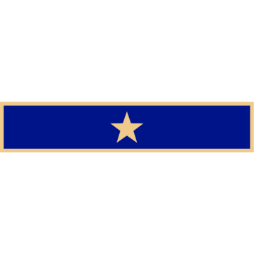 Smith & Warren C707 Years of Service Award Bar w/ 1 Star (1-7/8" x 3/8")