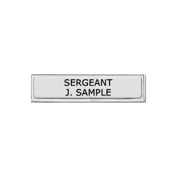 Smith & Warren E2052_2 Nameplate with Border (2 Lines) (2-5/8" x 5/8")