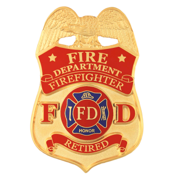 EFireSupply Retired Firefighter Badge EP-148