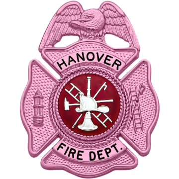 Smith & Warren F144_PI Breast Cancer Awareness Eagle Top Maltese Cross (2-1/4" x 1.780")