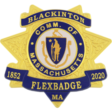 Blackinton FlexBadge FLX3671-R Seven-Point Star (2-7/8")