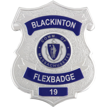 Blackinton FlexBadge FLX607-R Reverse Enamel Shield (2-3/4" x 2-3/8")