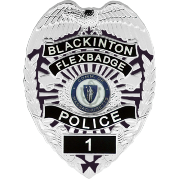 Blackinton FlexBadge FLX736-RDE Eagle Top Reverse Enamel Badge (3-1/4" x 2-3/8")