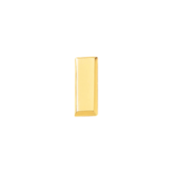 Blackinton J61 Small Lieutenant Bars Smooth - GOLD (Pair)