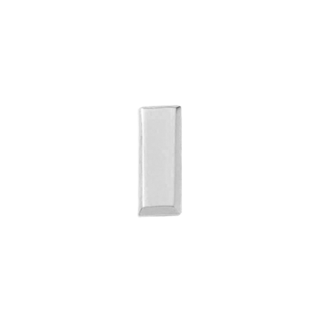 Blackinton J61 Small Lieutenant Bars Smooth - NICKEL (Pair)