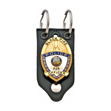 Smith & Warren BCK9 Duty Leather K9 Badge Holder - Non Recessed