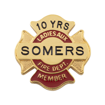 Smith & Warren M1908LAFD_MEM Ladies Aux. Fire Dept. Member (7/8")