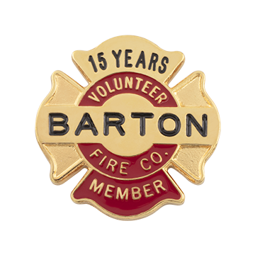 Smith & Warren M1908 Volunteer Fire Co. Member Pin (7/8")