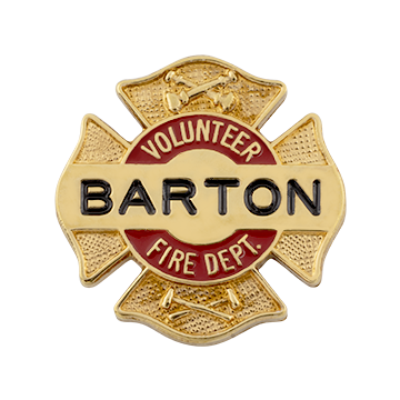 Smith & Warren M1913C Volunteer Fire Dept. Service Pin (7/8")