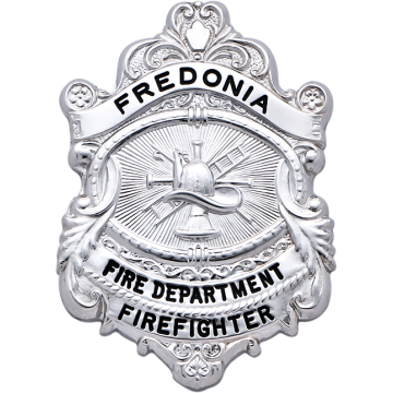 Smith & Warren M70 Decorative Fire Dept. Shield Badge (2-1/8" x 1.550")