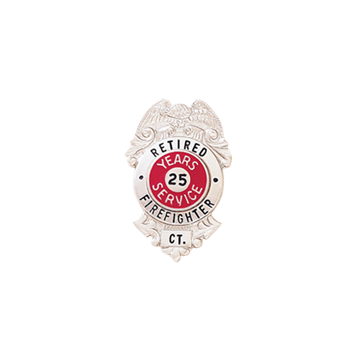 Blackinton MIB298 Miniature Shield Badge with Eagle (1-3/8" x 7/8")