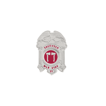 Blackinton MIB3137 Miniature Shield Badge with Eagle (1-1/2" x 13/16")