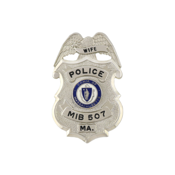 Blackinton MIB507 Miniature Badge with Eagle (1-7/8" x 1/4")