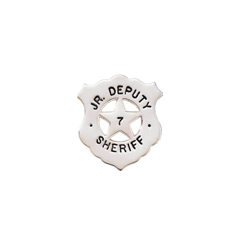 Blackinton MIB898 Miniature Shield with Five Point Star (1-3/4" x 1-1/8")
