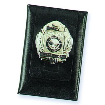 Strong Side Open Double ID Case with Flap