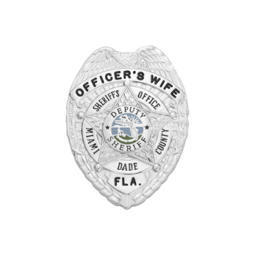 Smith & Warren PSDM Small Dade County Florida Badge (1-1/2" x 1-1/8")