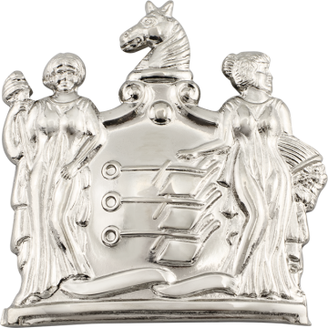 Smith & Warren S103CO New Jersey Coat of Arms Hat Badge (2-1/4" x 2-1/8")