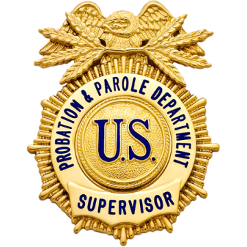 Smith & Warren S200B Sunburst Badge w/ Applied Eagle & Wreath (2.700" x 2.100")