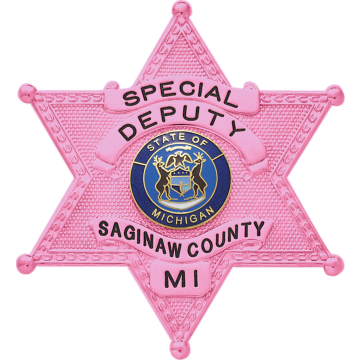 Smith & Warren S241 Pink Breast Cancer Awareness Large Six-Point Star Badge (3-3/8" x 3-1/8")