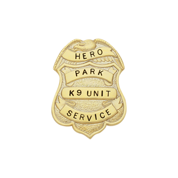 Smith & Warren S269 Small Shield Badge with Eagle (2" x 1-1/8")