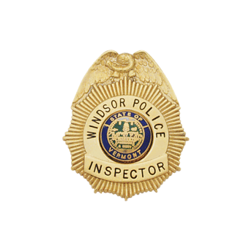 Smith & Warren S290 Small Sunburst Badge with Eagle (1.510" x 1.280")