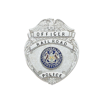 Smith & Warren S302 Small Eagle Top Shield Badge (1.570" x 1.270")