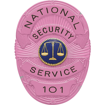 Smith & Warren S36_PI Breast Cancer Awareness Classic Oval Badge with Sun Rays (3-1/2" x 2-1/2")