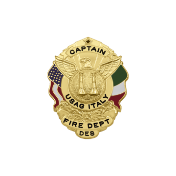 Smith & Warren S517_ITALY U.S. Army Garrison Shield - Italy (1-7/8" x 1-1/2")