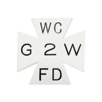 Smith & Warren S530 Fire Department Cross Badge (1-3/8")