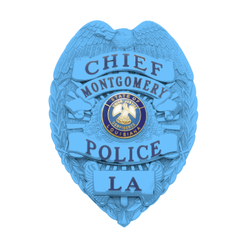 Smith & Warren S536_BL Autism Awareness Eagle Top Badge (3-3/8" x 2-3/8")