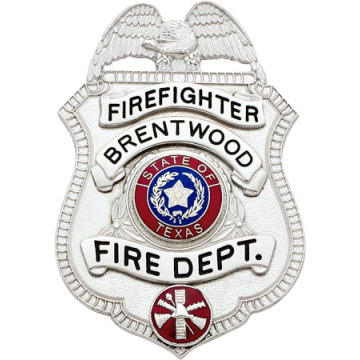 Smith & Warren S97 Shield Badge with Eagle and Extra Seal (3" x 2")