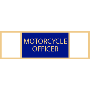 Smith & Warren SAB3_101 Motorcycle Officer Service Award Bar (1-3/8" x 3/8")