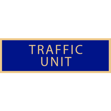 Smith & Warren SAB3_114 Traffic Unit Service Award Bar (1-3/8" x 3/8")