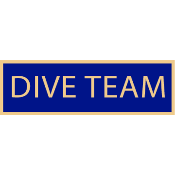 Smith & Warren SAB3_119 Dive Team Service Award Bar (1-3/8" x 3/8")