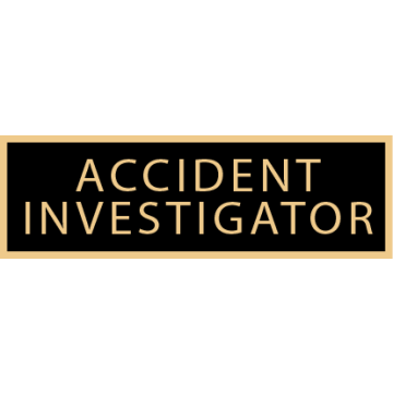 Smith & Warren SAB3_127 Accident Investigator Service Award Bar (1-3/8" x 3/8")