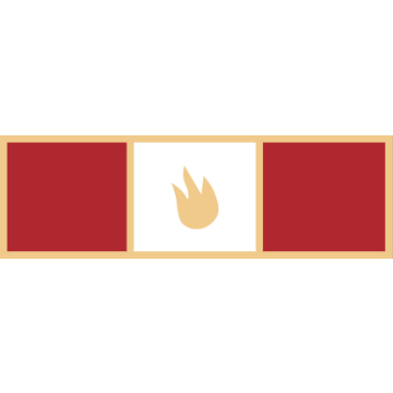 Smith & Warren SAB3_132 Three Section Service Award Bar with Flame (1-3/8" x 3/8")