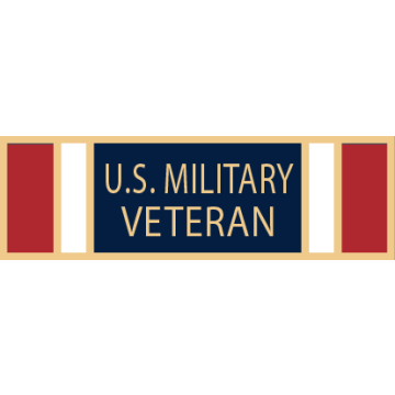 Smith & Warren SAB3_136 U.S. Military Veteran Service Award Bar (1-3/8" x 3/8")