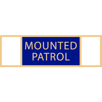 Smith & Warren SAB3_145 Mounted Patrol Service Award Bar (1-3/8" x 3/8")