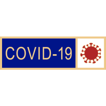 Smith & Warren SAB3_219 Covid-19 Response Service Award Bar (1-3/8" x 3/8")