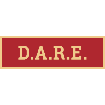 Smith & Warren SAB3_26 D.A.R.E. Officer Service Award Bar (1-3/8" x 3/8")