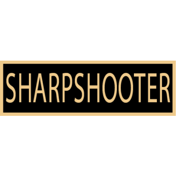 Smith & Warren SAB3_317 Sharpshooter Service Award Bar (1-3/8" x 3/8")