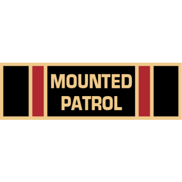 Smith & Warren SAB3_344 Mounted Patrol Service Award Bar (1-3/8" x 3/8")