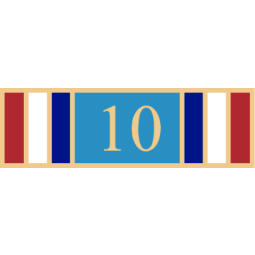 Smith & Warren SAB3_412 Ten Years of Service Award Bar (1-3/8" x 3/8")