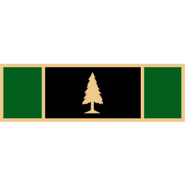 Smith & Warren SAB3_486 Three Section Service Award Bar with Tree (1-3/8" x 3/8")