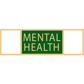 Smith & Warren SAB3_489 Three Section Mental Health Service Award Bar (1-3/8" x 3/8")