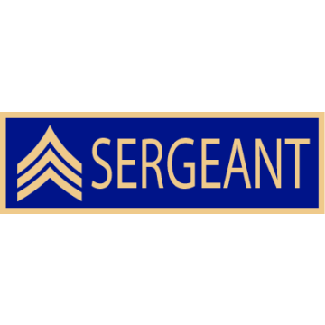 Smith & Warren SAB3_515 Sergeant Service Award Bar with Chevrons (1-3/8" x 3/8")