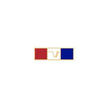 Smith & Warren SAB3_547 Three Section Service Award Bar with "V" (1-3/8" x 3/8")