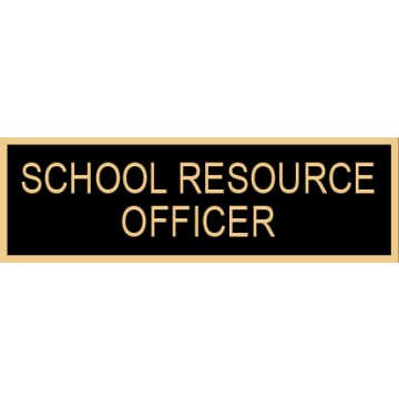 Smith & Warren SAB3_74 School Resource Officer Service Award Bar (1-3/8" x 3/8")