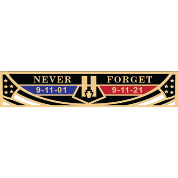 Smith & Warren SAB7_2 - 9/11 20th Anniversary Bar (1-7/8" x 3/8")