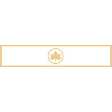 Smith & Warren SAB7_95 One Section Maple Leaf Service Award Bar